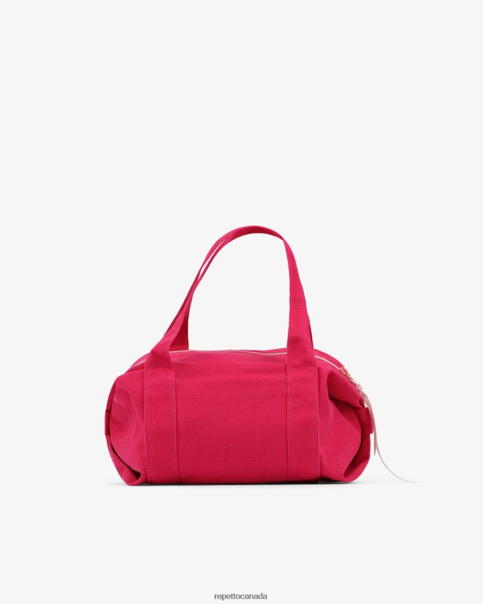 Cotton Duffle Bag Size S Fuchsia Pink Accessories Repetto 48HPNT773 Kids