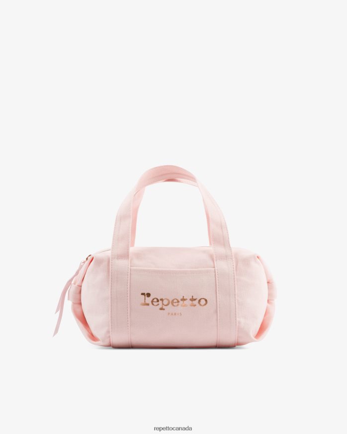 Cotton Duffle Bag Size S Pale Pink Accessories Repetto 48HPNT771 Kids