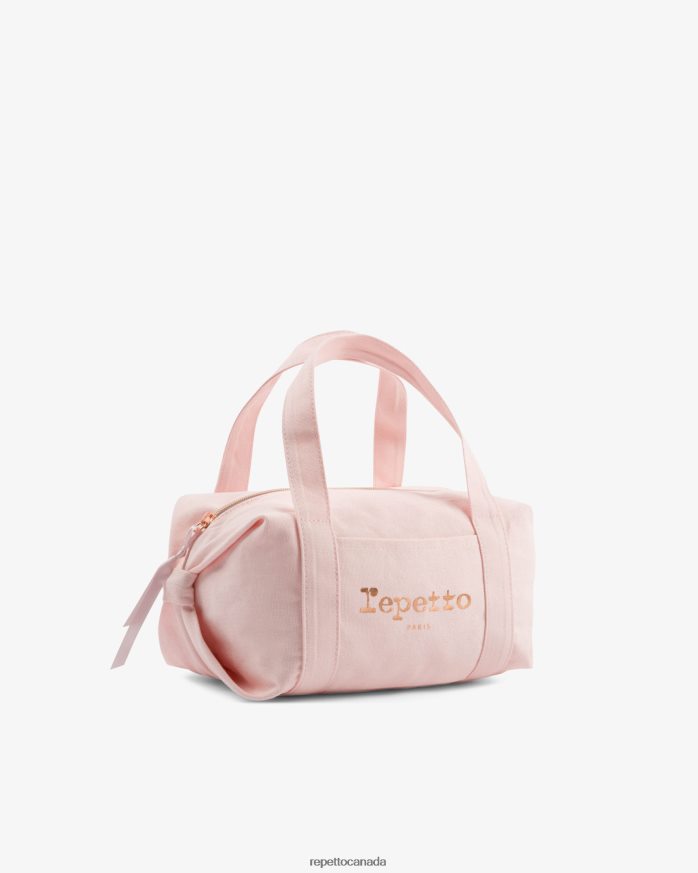 Cotton Duffle Bag Size S Pale Pink Accessories Repetto 48HPNT771 Kids