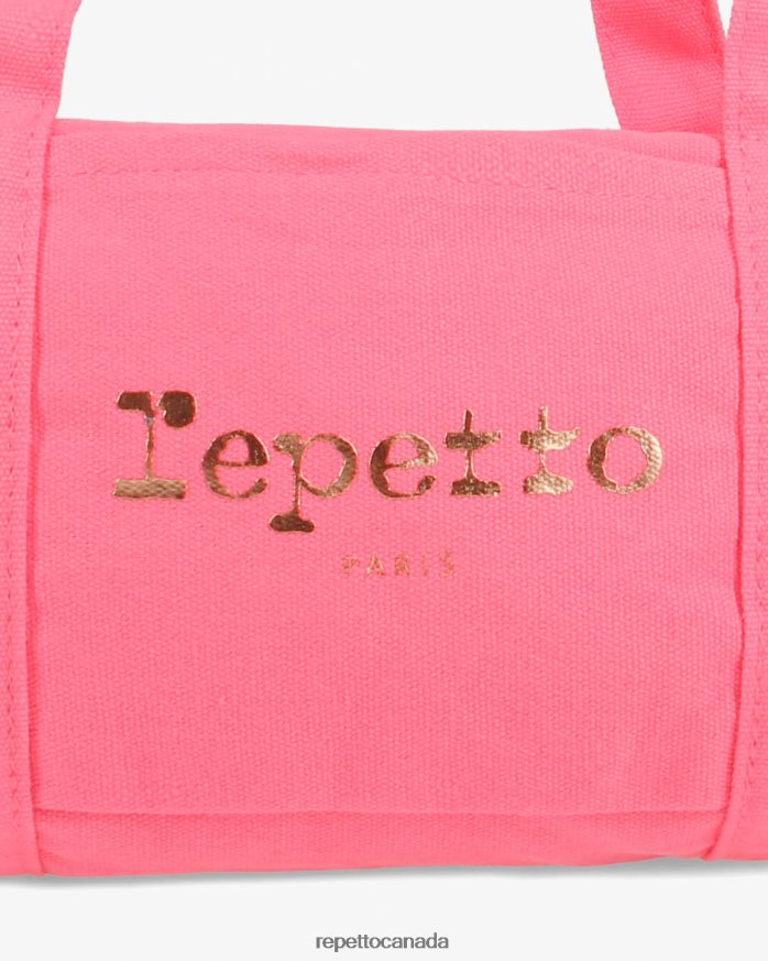 Cotton Duffle Bag Size S Pink Doll Accessories Repetto 48HPNT772 Kids