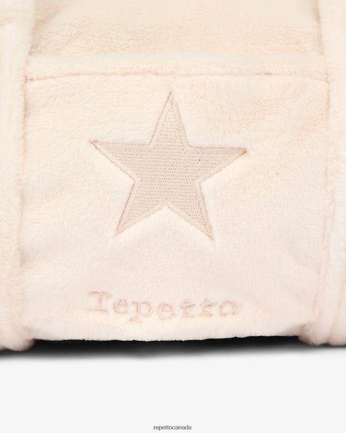 Faux Fur Duffle Bag Size S Chalk Pink Accessories Repetto 48HPNT769 Kids