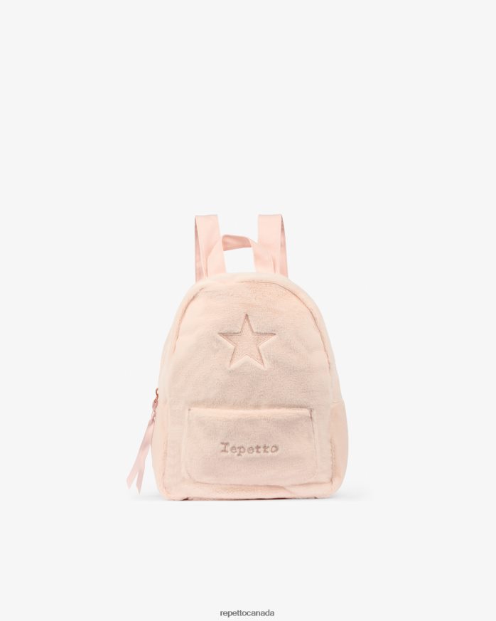 Star Small Backpack Chalk Pink Accessories Repetto 48HPNT777 Kids