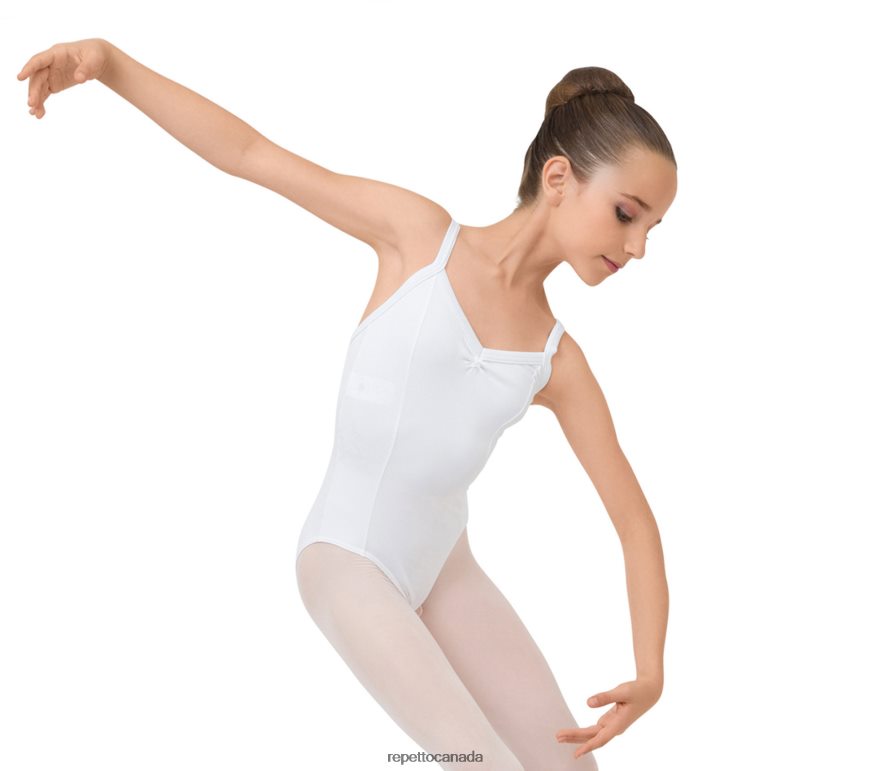 Gathered Front Leotard Fashion Clothing Repetto 48HPNT659 Kids