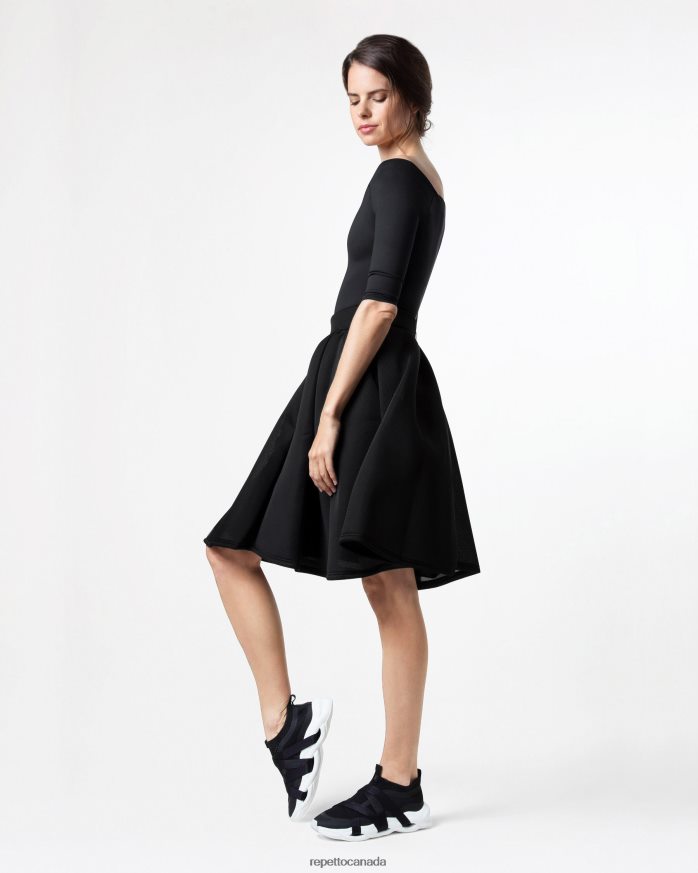 3D Tutu Skirt Elegance Black Clothing Repetto 48HPNT393 Women