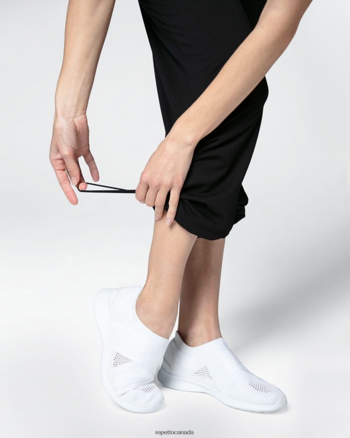 Viscose Jazz Pants With Fold Over Waistband Black Clothing Repetto 48HPNT373 Women