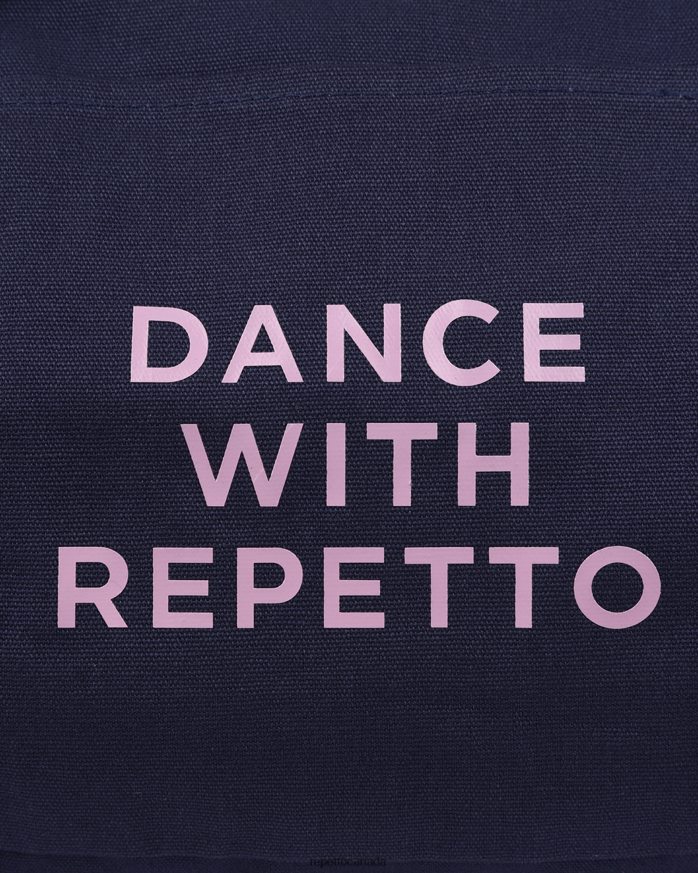 Cotton Duffle Bag Size L Midnight Blue Accessories Repetto 48HPNT412 Women