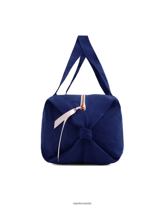 Cotton Duffle Bag Size L Petrol Blue Accessories Repetto 48HPNT413 Women