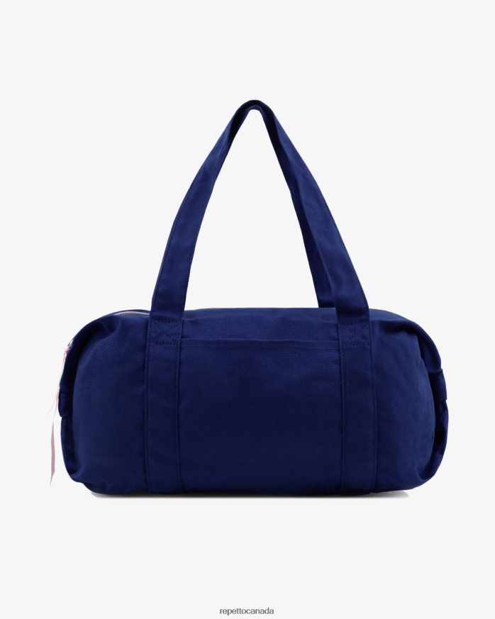 Cotton Duffle Bag Size L Petrol Blue Accessories Repetto 48HPNT413 Women