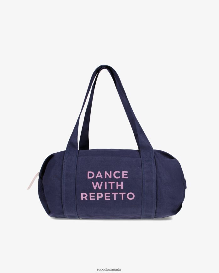 Cotton Duffle Bag Size M Midnight Blue Accessories Repetto 48HPNT405 Women