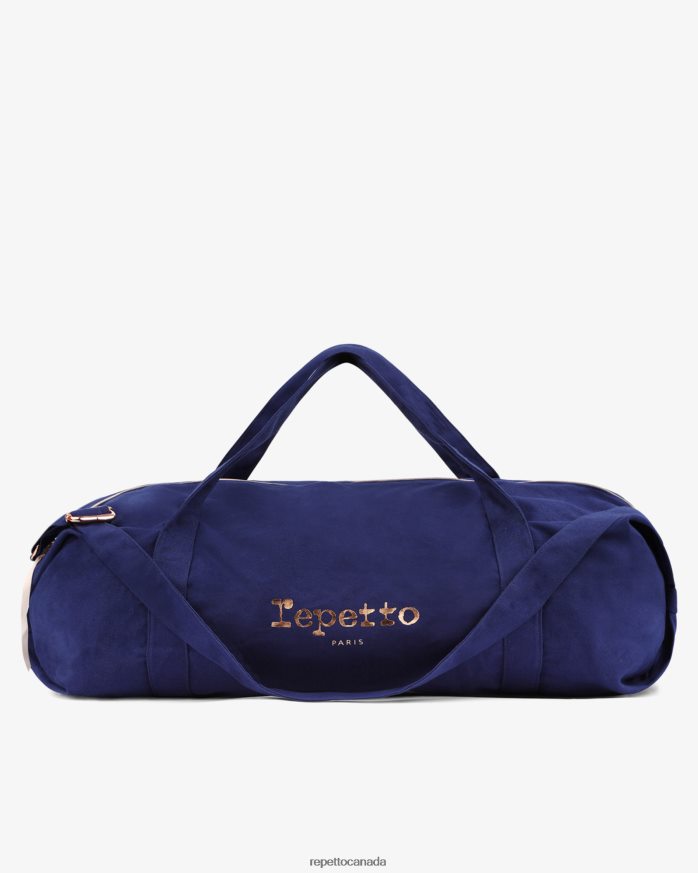 Cotton Duffle Bag Size Xl Petrol Blue Accessories Repetto 48HPNT420 Women