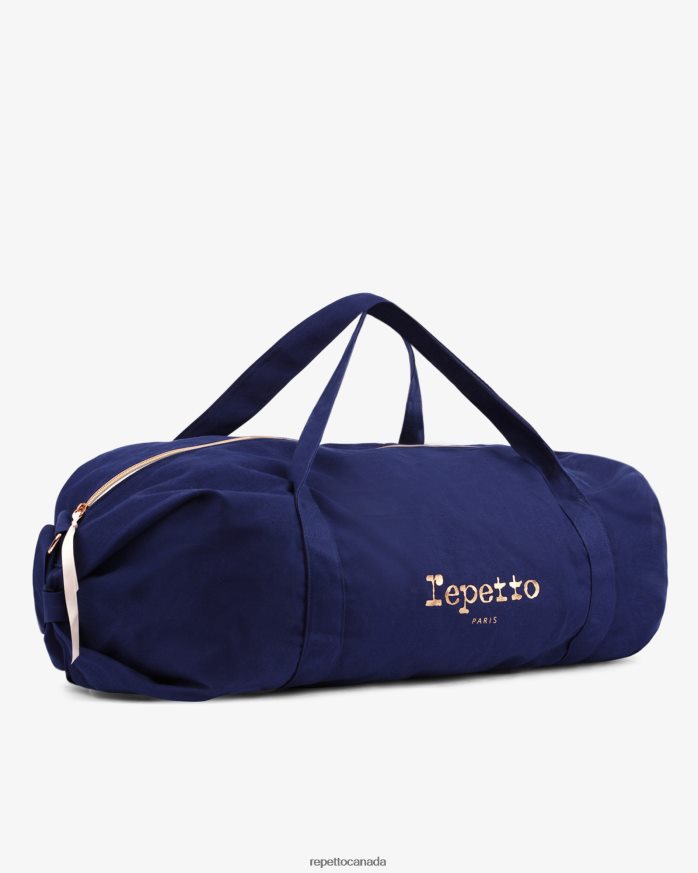 Cotton Duffle Bag Size Xl Petrol Blue Accessories Repetto 48HPNT420 Women