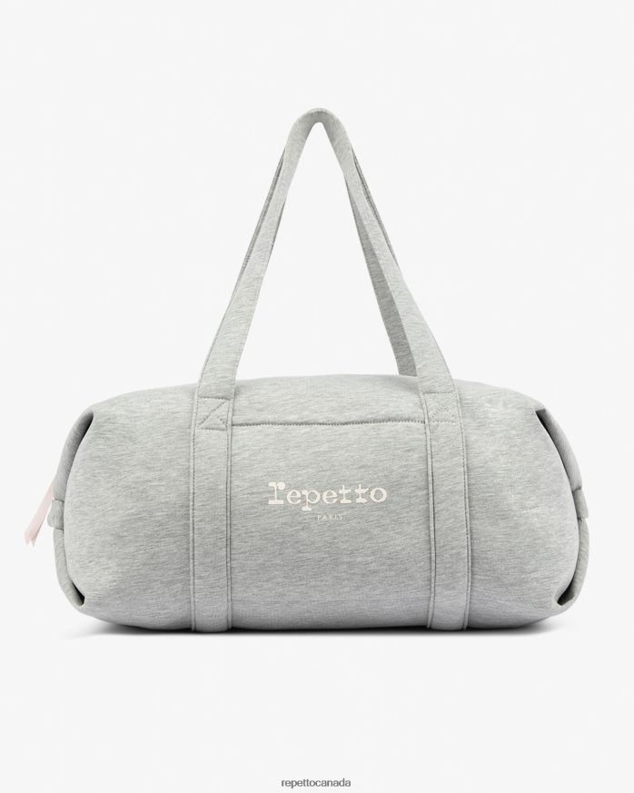Jersey Duffle Bag Size L Mottled Light Grey Accessories Repetto 48HPNT410 Women