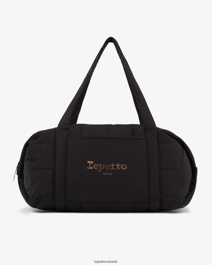 Padded Nylon Duffle Bag Size L Black Accessories Repetto 48HPNT417 Women