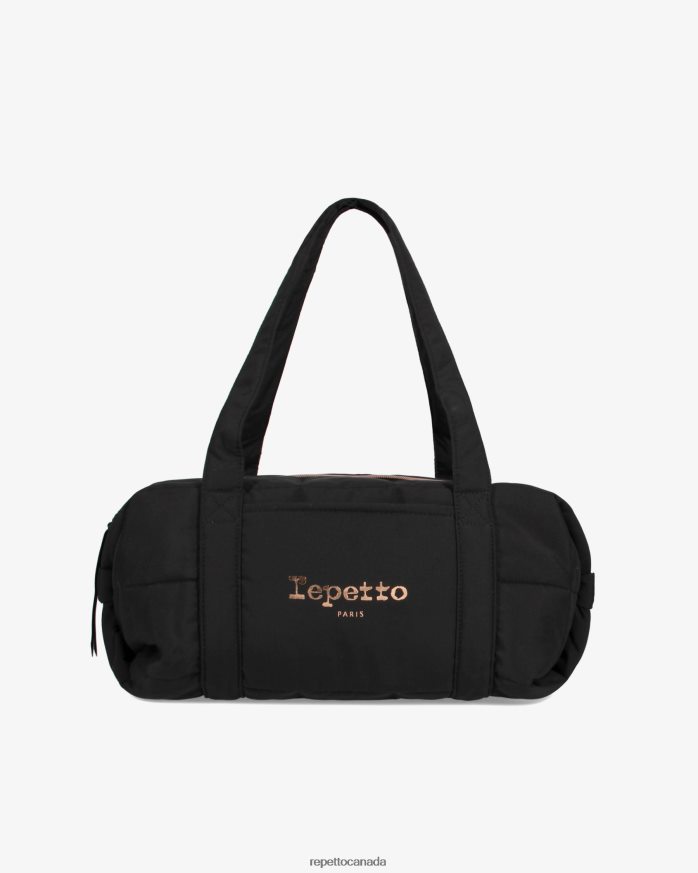 Padded Nylon Duffle Bag Size M Black Accessories Repetto 48HPNT407 Women