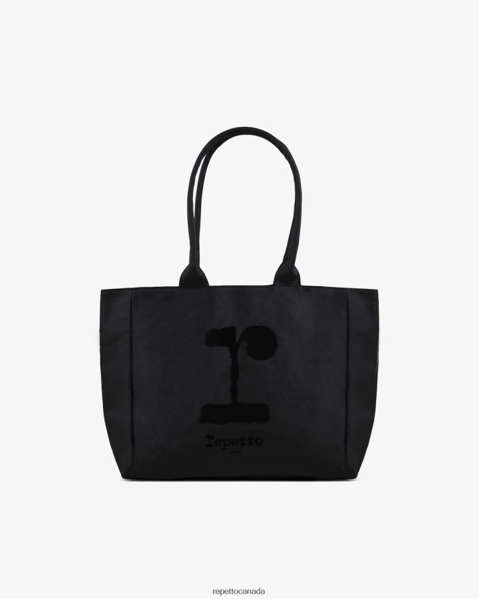 "R" Shopping Bag Black Accessories Repetto 48HPNT426 Women
