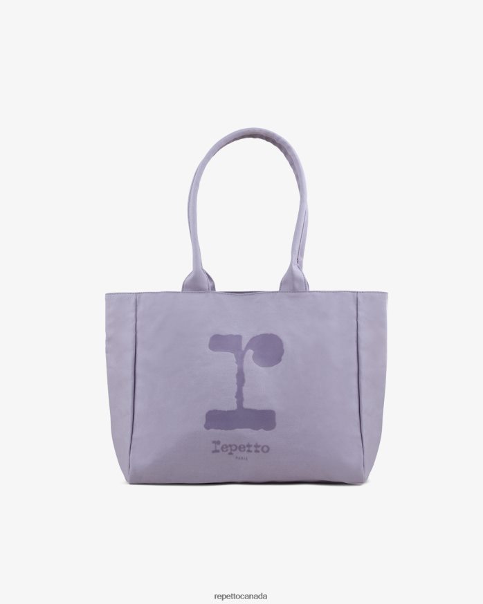 "R" Shopping Bag Misty Purple Accessories Repetto 48HPNT424 Women