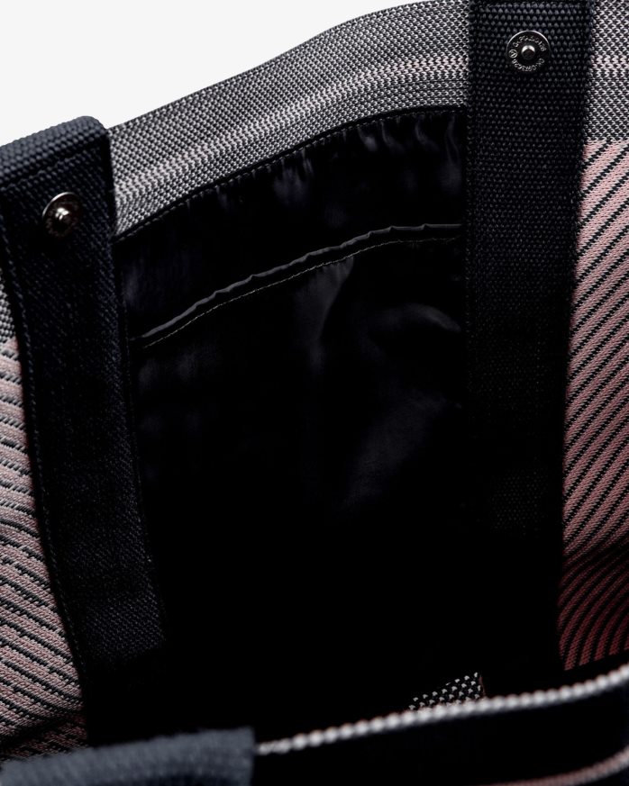 Shopping Bag Black And Petal Pink Accessories Repetto 48HPNT422 Women