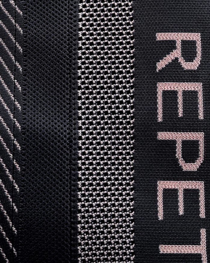 Shopping Bag Black And Petal Pink Accessories Repetto 48HPNT422 Women