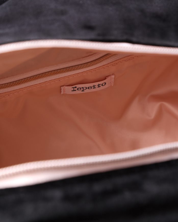 Velvet Duffle Bag Size L Black Accessories Repetto 48HPNT416 Women