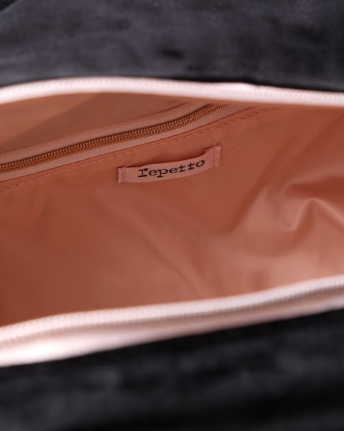 Velvet Duffle Bag Size M Black Accessories Repetto 48HPNT408 Women