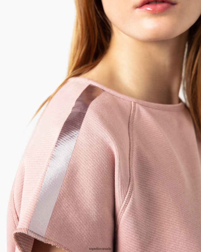 Short-Sleeved Graphic Sweatshirt Pinky Clothing Repetto 48HPNT367 Women