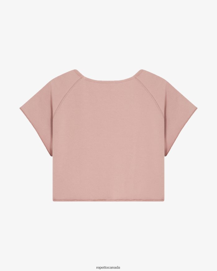 Short-Sleeved Graphic Sweatshirt Pinky Clothing Repetto 48HPNT367 Women