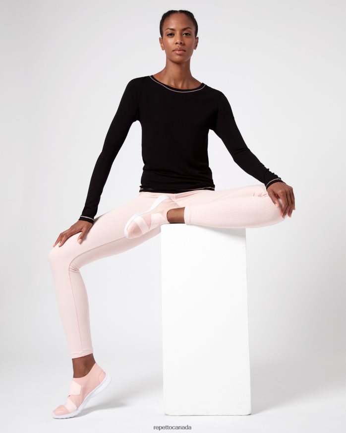 Long Sleeves Top Black Clothing Repetto 48HPNT336 Women