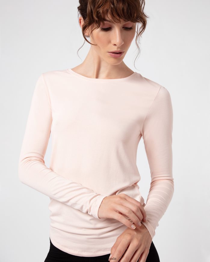 Long Sleeves Top Petal Pink Clothing Repetto 48HPNT327 Women