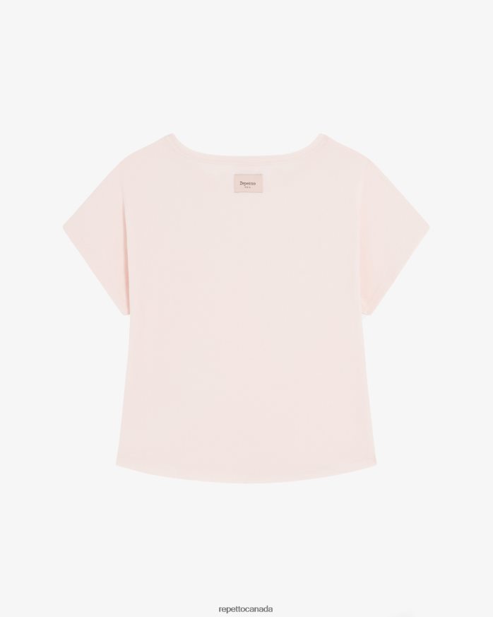 Oversized Top Chalk Pink Clothing Repetto 48HPNT313 Women