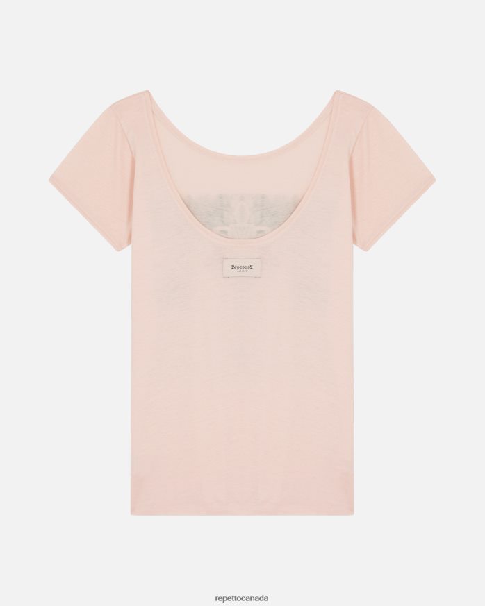 Urban Ballet T-Shirt Nude Pink Clothing Repetto 48HPNT346 Women