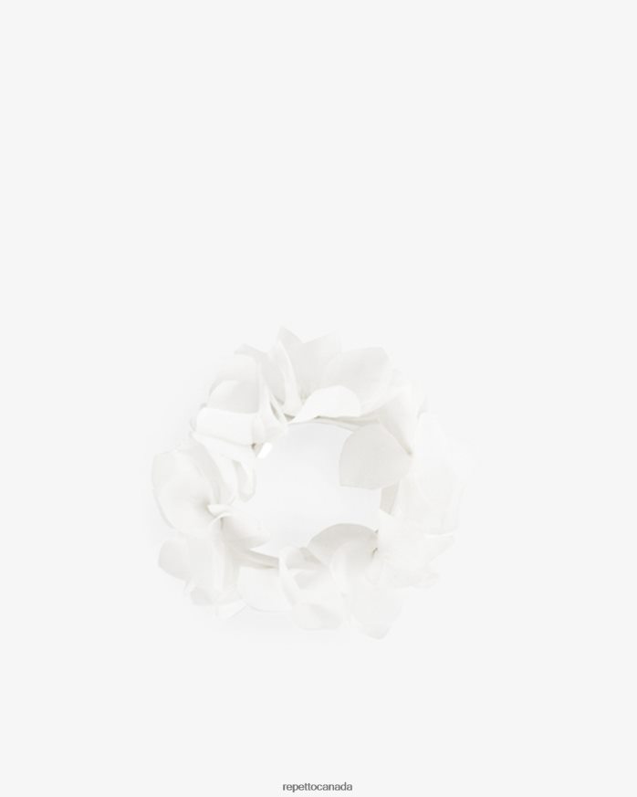 Flower Elastic White Accessories Repetto 48HPNT632 Women
