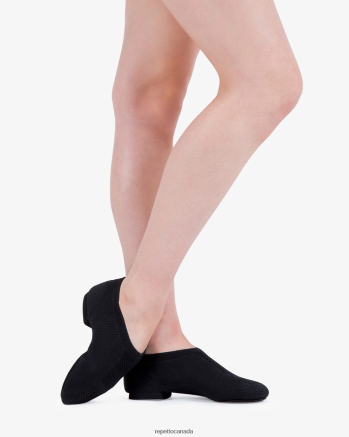 Split Sole Jazz Shoes F.I.T Black Footwear Repetto 48HPNT624 Women