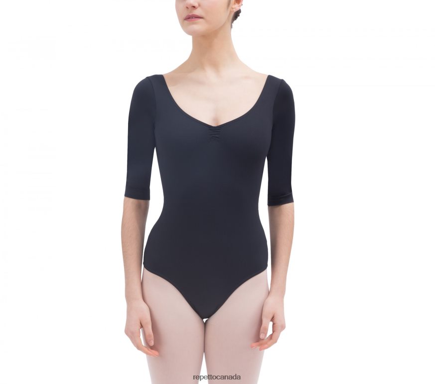 3/4 Sleeved Leotard Fashion Clothing Repetto 48HPNT488 Women