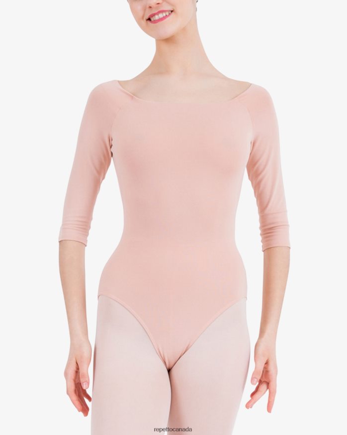 3/4 Sleeves Leotard Nude Clothing Repetto 48HPNT438 Women