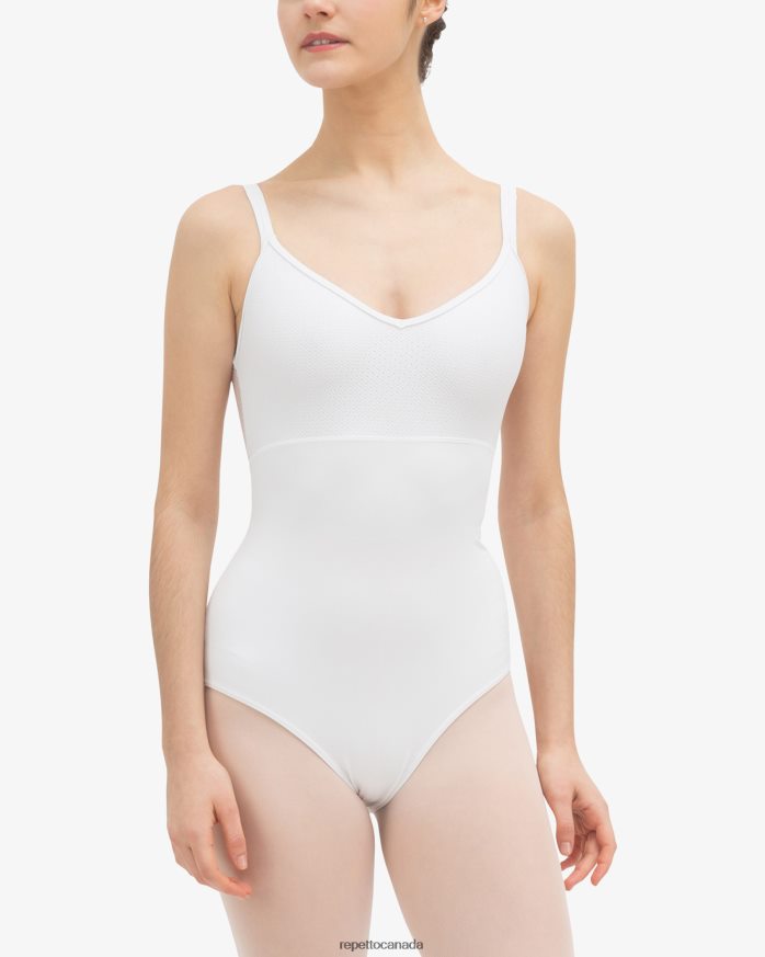 Lacy Leotard White Clothing Repetto 48HPNT443 Women