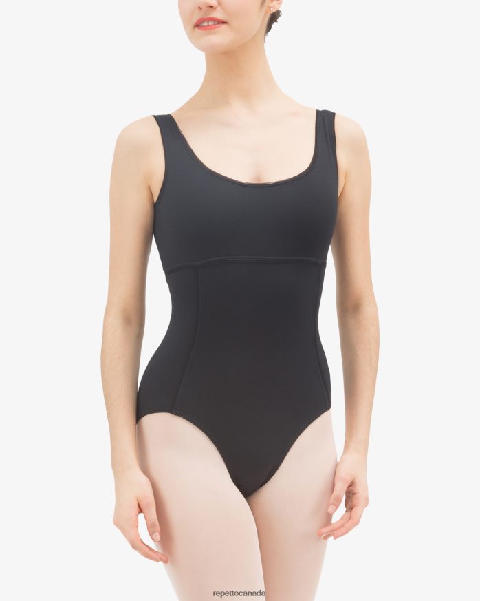 Large Straps Leotard Black Clothing Repetto 48HPNT479 Women