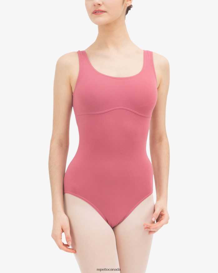 Large Straps Leotard Raspberry Clothing Repetto 48HPNT447 Women