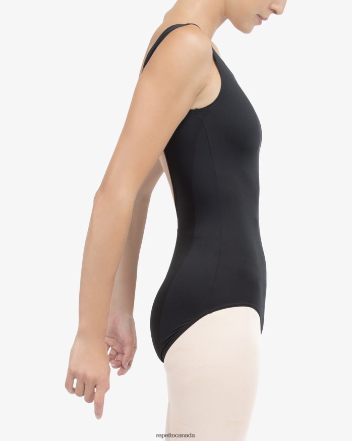 Leotard With Large Neckline On The Back Black Clothing Repetto 48HPNT478 Women