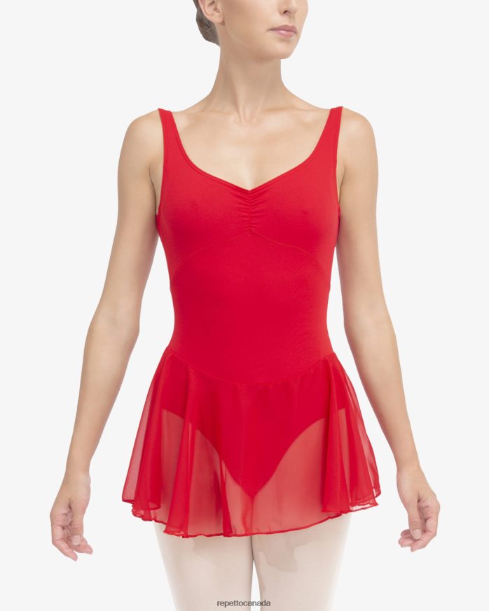 Thin Straps Tunic Carnation Red Clothing Repetto 48HPNT449 Women