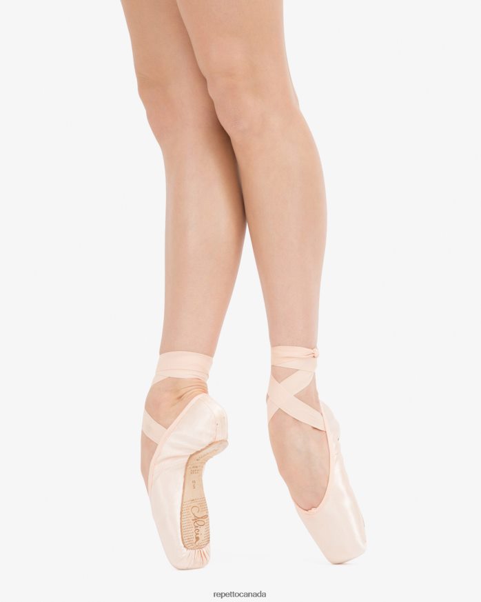 Alicia Pointe Shoes - Medium Box Medium Sole Salmon Melon Footwear Repetto 48HPNT567 Women