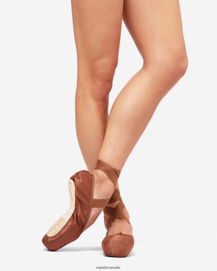 Julieta Pointe Shoes - Medium Box Soft Sole Ice Brown Footwear Repetto 48HPNT565 Women