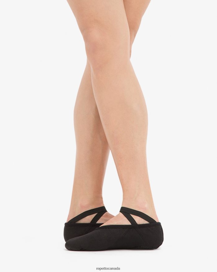 Professional Soft Ballet Shoes With Split Sole Black Footwear Repetto 48HPNT599 Women