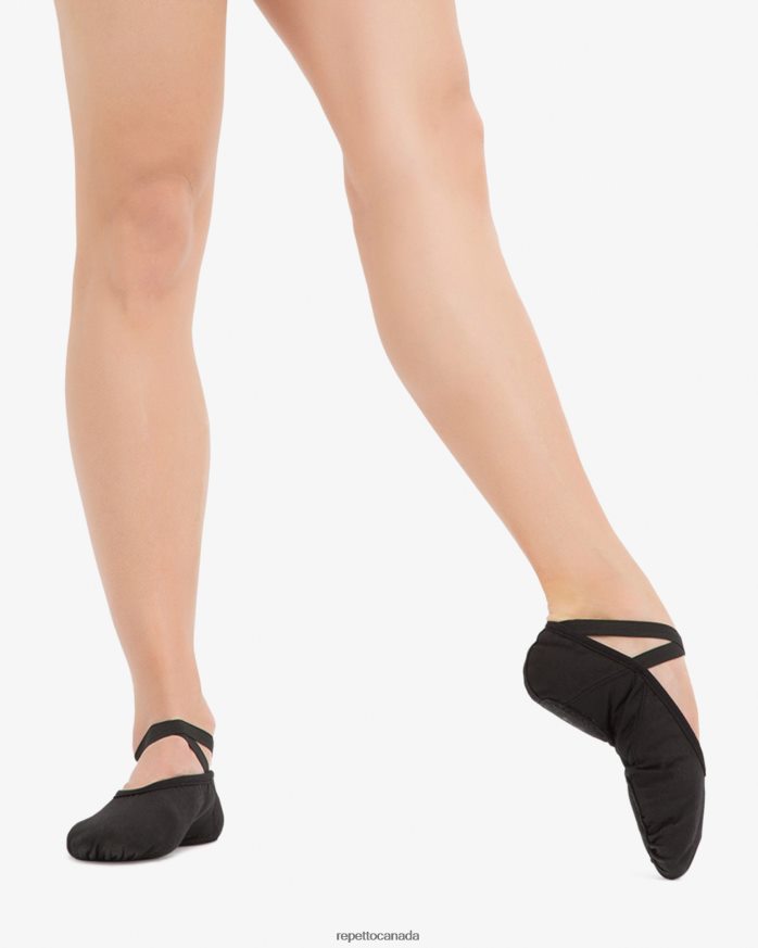 Professional Soft Ballet Shoes With Split Sole Black Footwear Repetto 48HPNT599 Women