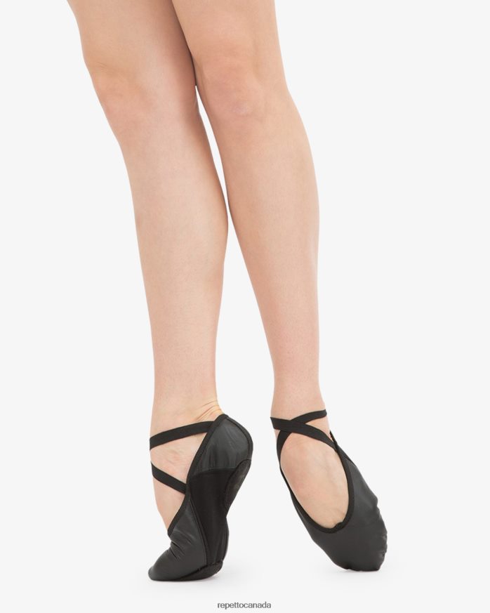 Professional Soft Ballet Shoes With Split Sole Black Footwear Repetto 48HPNT600 Women