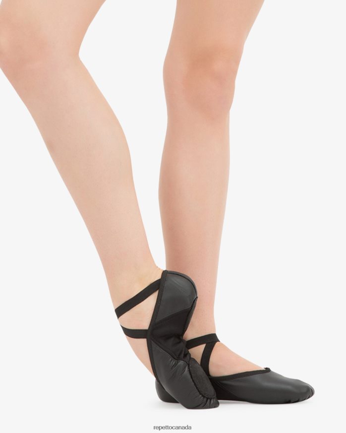 Professional Soft Ballet Shoes With Split Sole Black Footwear Repetto 48HPNT600 Women