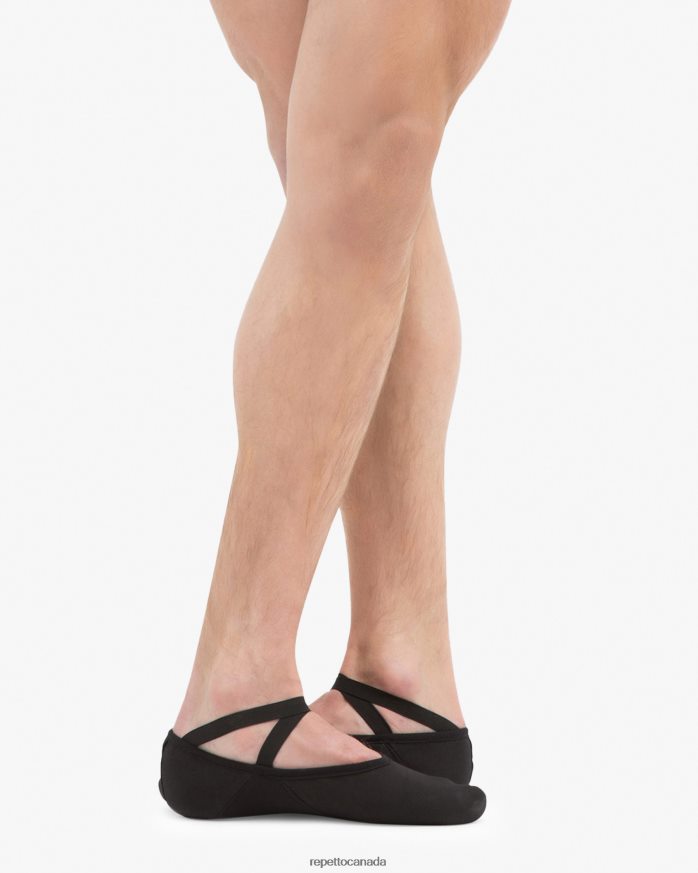 Professional Soft Ballet Shoes With Split Sole (Large Width) Black Footwear Repetto 48HPNT607 Women