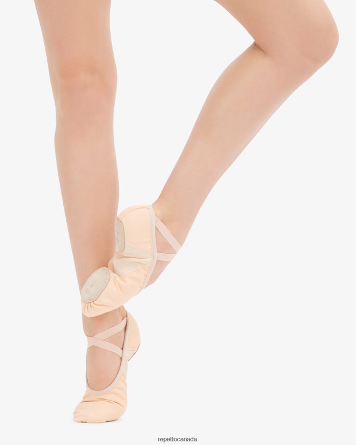 Professional Soft Ballet Shoes With Split Sole Salmon Peachy Footwear Repetto 48HPNT596 Women