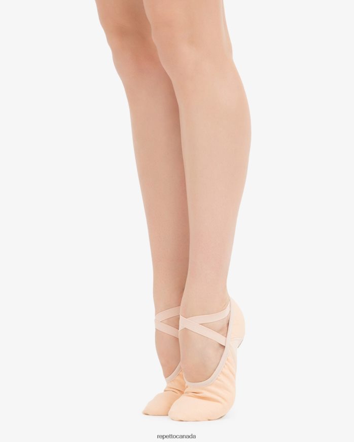 Professional Soft Ballet Shoes With Split Sole Salmon Peachy Footwear Repetto 48HPNT596 Women