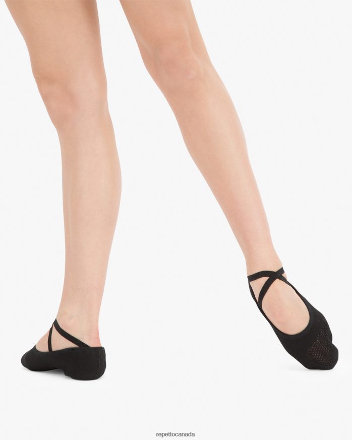 Soft Ballet Shoes Dance F.I.T Black Footwear Repetto 48HPNT610 Women