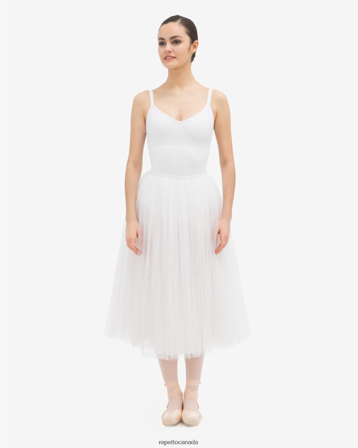 Rehearsal Tulle Skirt White Clothing Repetto 48HPNT493 Women